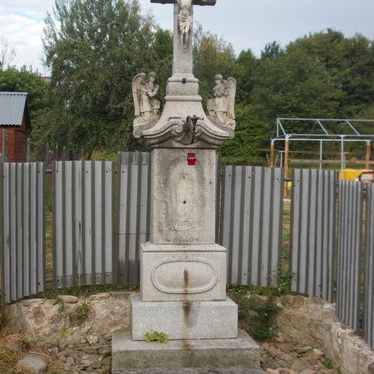 Wayside cross in Dolní Lánov