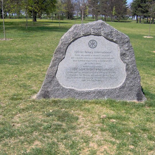 Rotary International monument in Lidice