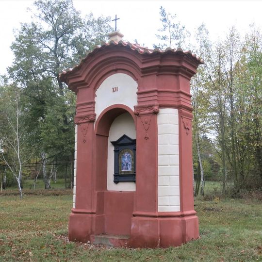 Kaplička XII. zastavení křížové cesty v Liběchově