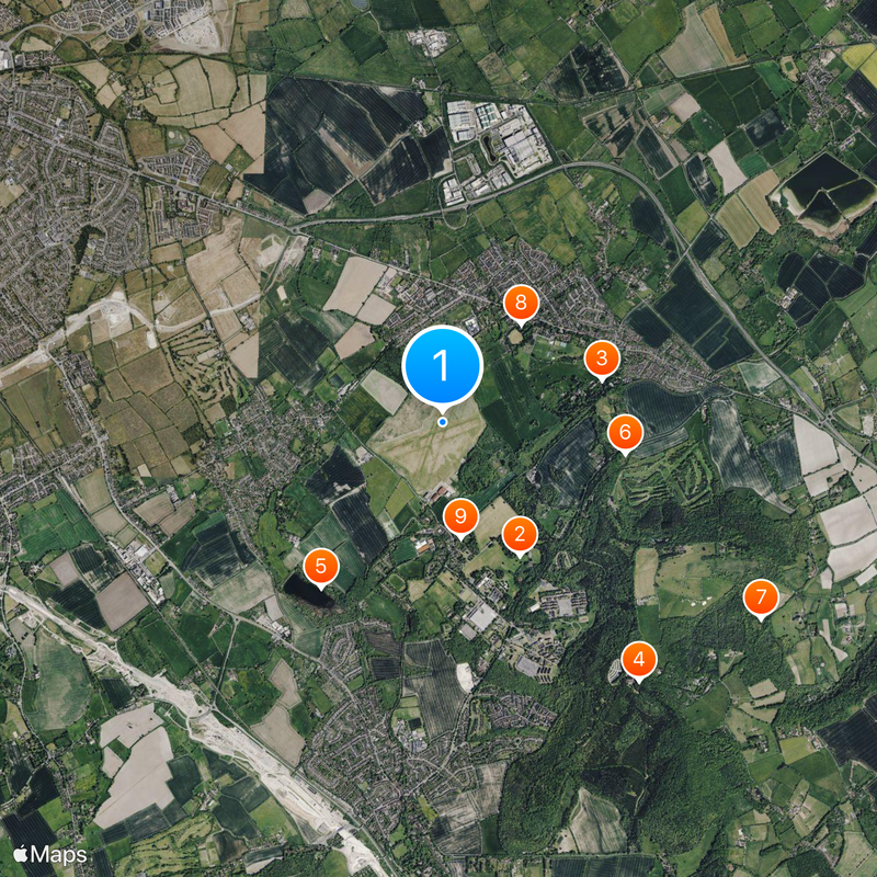 RAF Halton Map