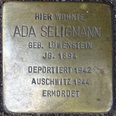 Stolperstein en memoria de Ada Seligmann
