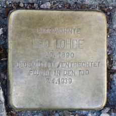 Stolperstein en memoria de Leo Lohde