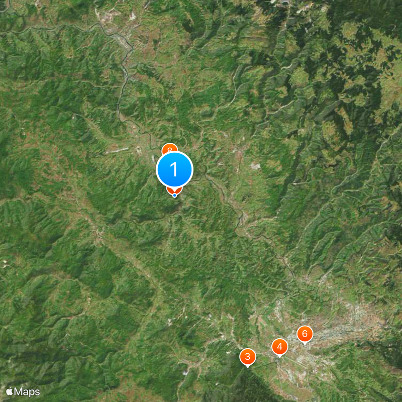 Piramidy w Bośni Mapa