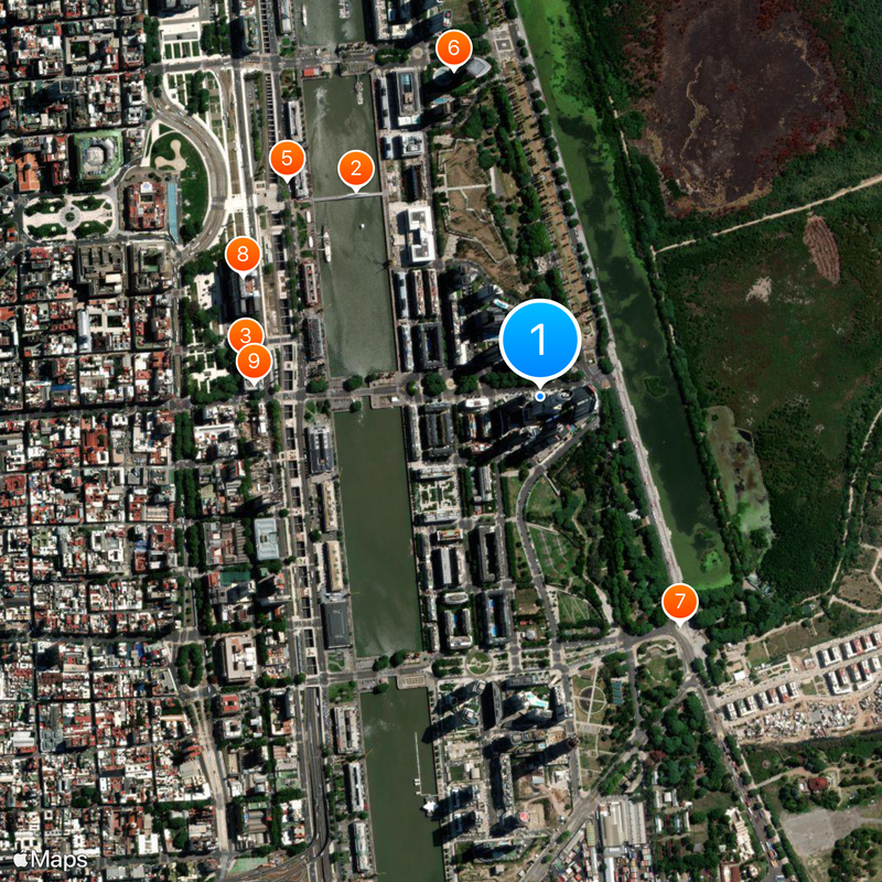 Alvear Tower Mappa