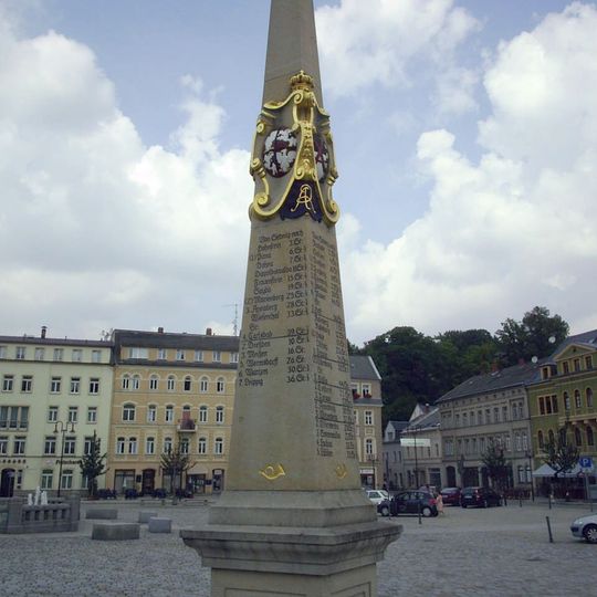 Polish-Saxon Post Milestone in Sebnitz
