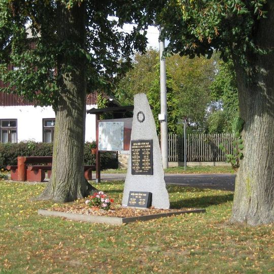 World Wars memorial in Slavětín