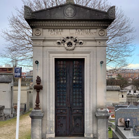 Chapelle funéraire des familles Cara et de Chaumont