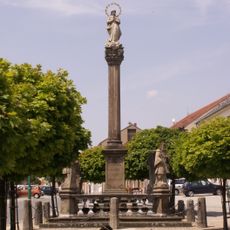 Maria column in Bystřice nad Pernštejnem