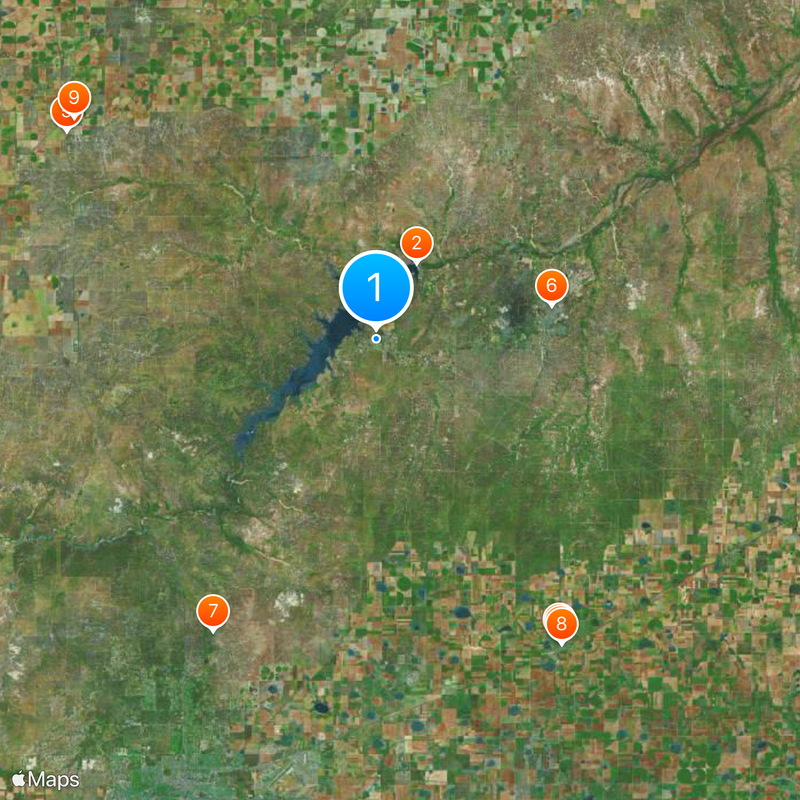 Fritch Map