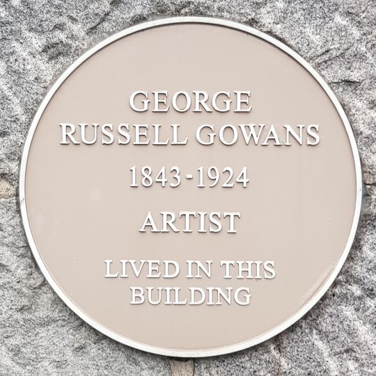 Commemorative plaque to George Russell Gowans
