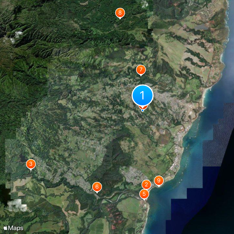 Kapaʻa Map