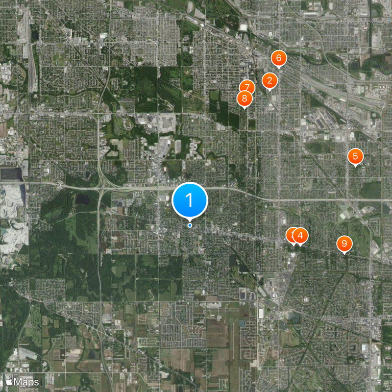 Lansing Map