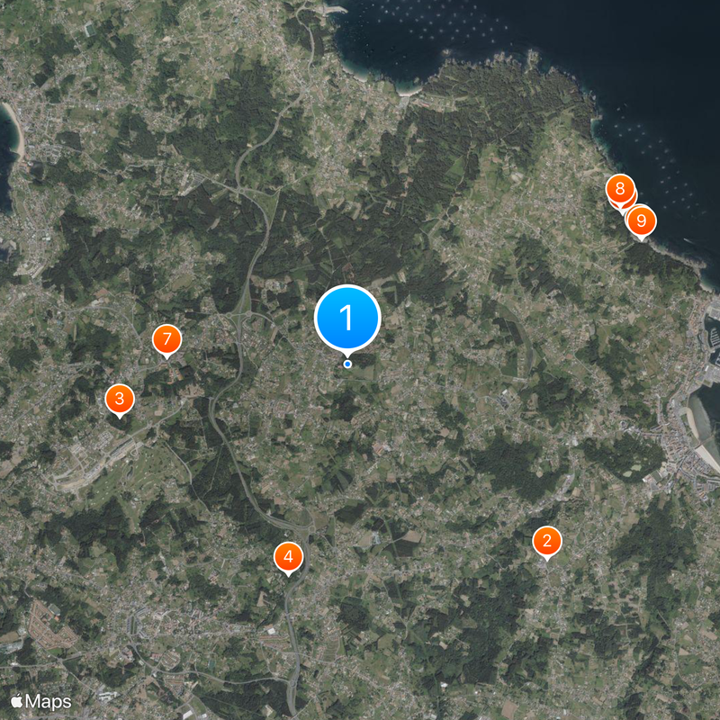 Pazo de Meirás Mapa