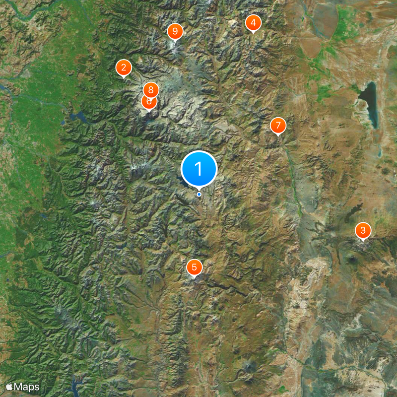 Patagonía Map