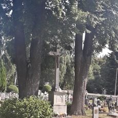 Centrální kříž na hřbitově v Horní Stropnici
