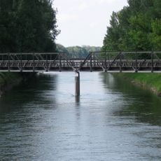 Ehemalige Eisenbahnbrücke über die Mangfall