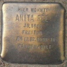 Stolperstein dedicated to Anita Rée