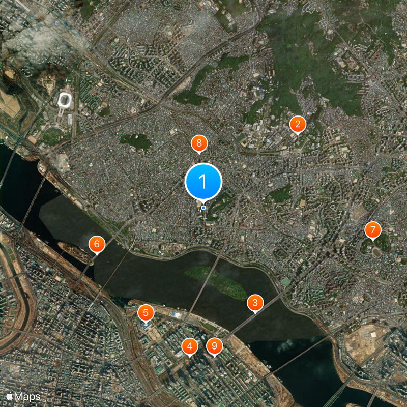 Hongik University Map