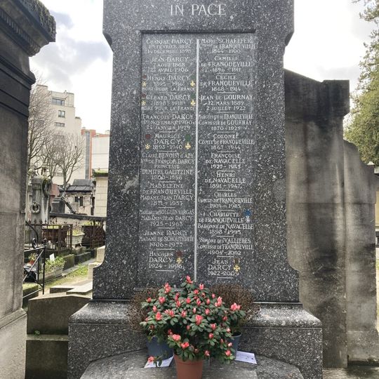 Grave of Darcy-Franquet de Franqueville