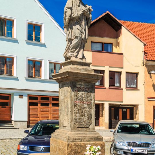 Statue of John of Nepomuk in Bělobranské náměstí