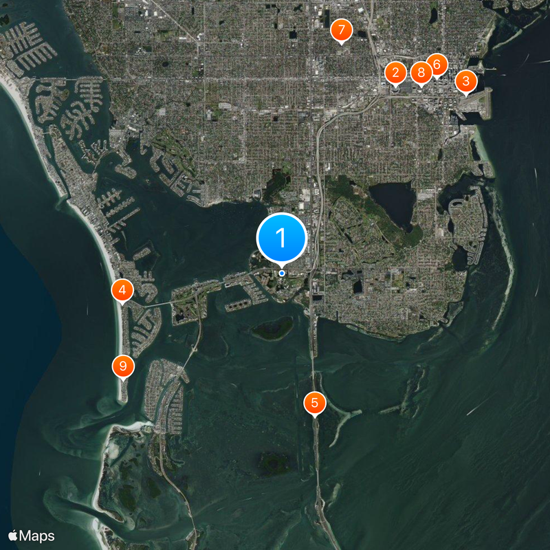 Eckerd College Map