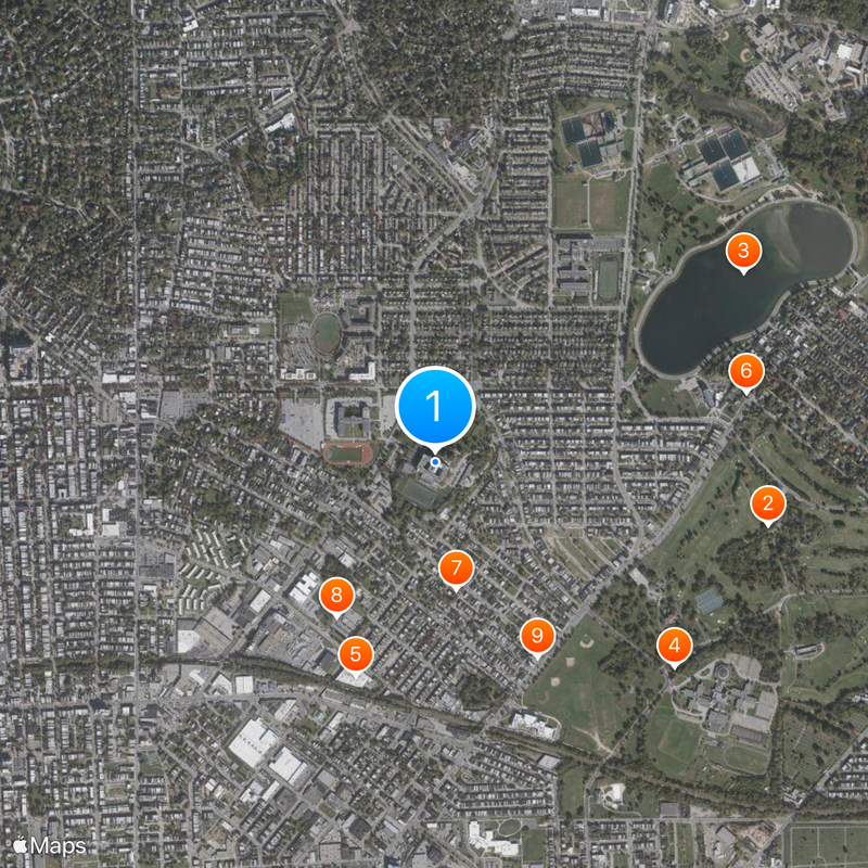 Baltimore City College Mappa