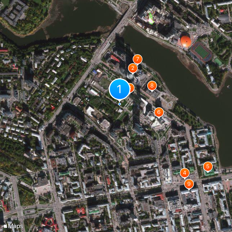 Yekaterinburg-City Map