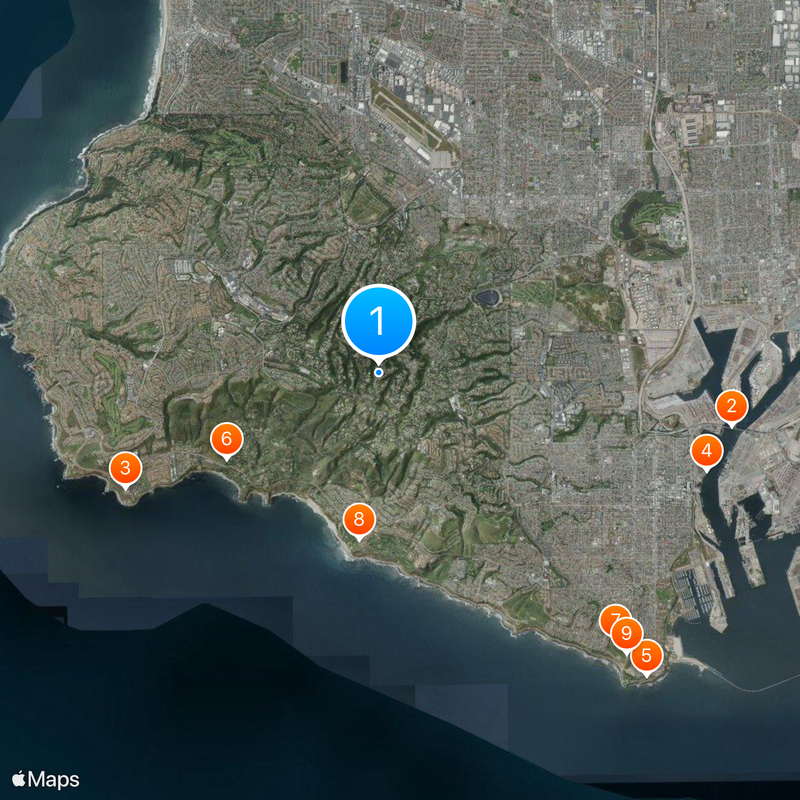 Palos Verdes Peninsula Map