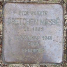 Stolperstein en memoria de Gretchen Massé