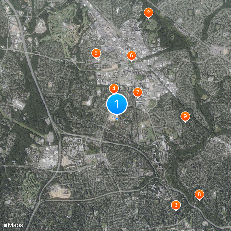 North Bethesda Map