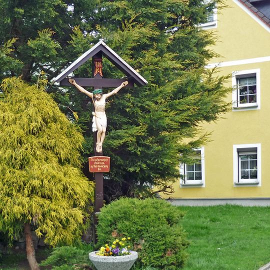 Betkreuz in Ralbitz, Hauptstraße 16