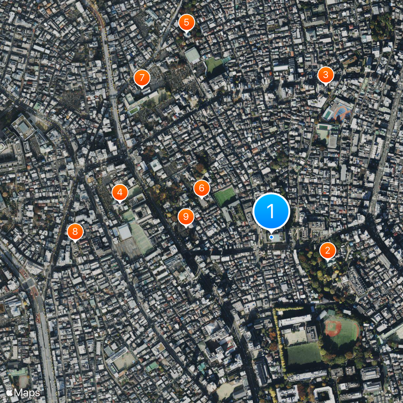 Nippon Medical School Hospital Map