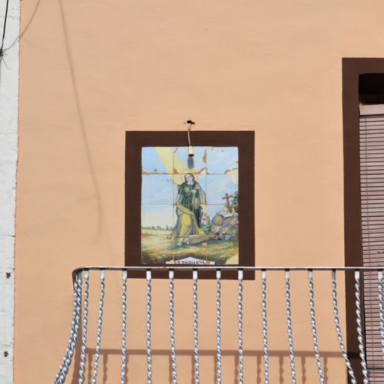 Retablo cerámico de Santa María Magdalena