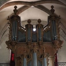 Pipe organ in Saint-Jean-Baptiste church in Saint-Jean-de-Losne