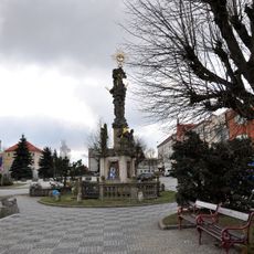 Holy Trinity column in Žďár nad Sázavou
