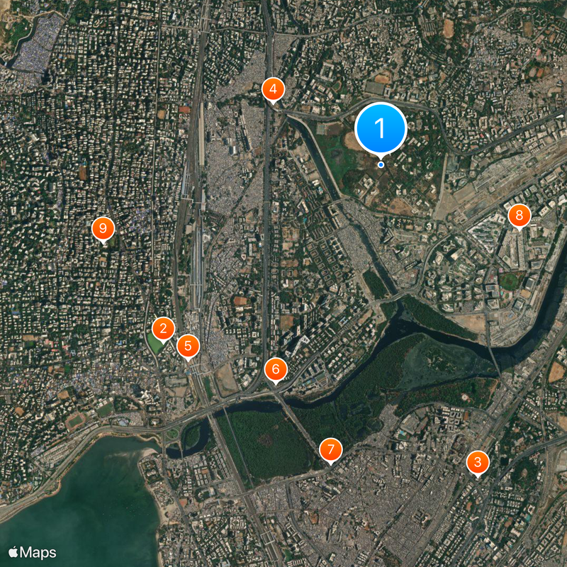 University of Mumbai Map