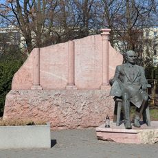 László O'sváth monument in Warsaw