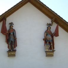 Heiligenfiguren St. Mauritius und St. Florian