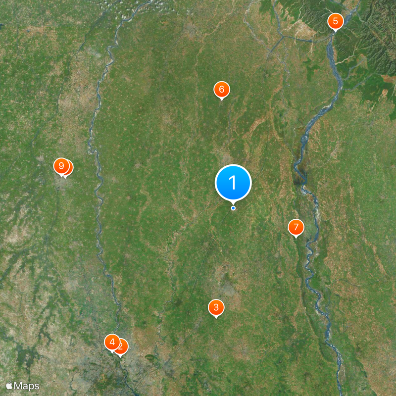 Khatauli Map