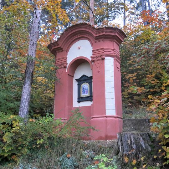 Kaplička IV. zastavení křížové cesty v Liběchově
