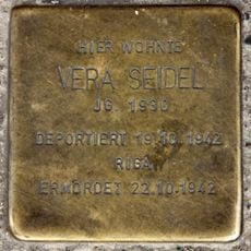 Stolperstein en memoria de Vera Seidel