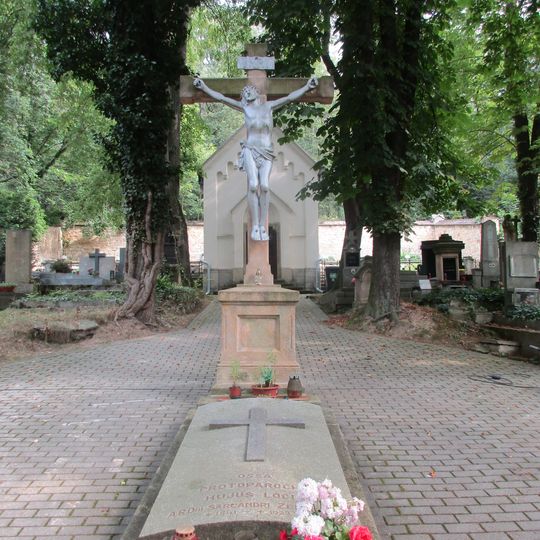 Cemetery cross in Nebušice Cemetery