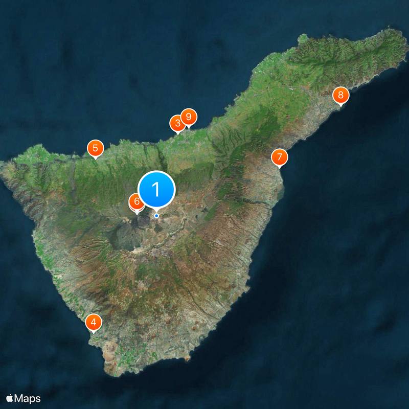 Tenerife Map