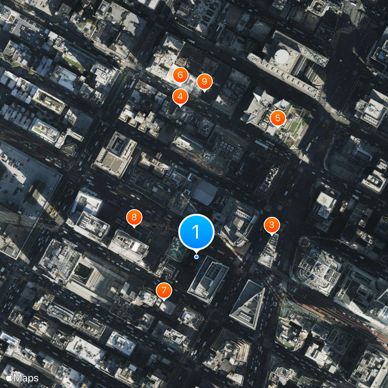 New Amsterdam Theatre Mapa