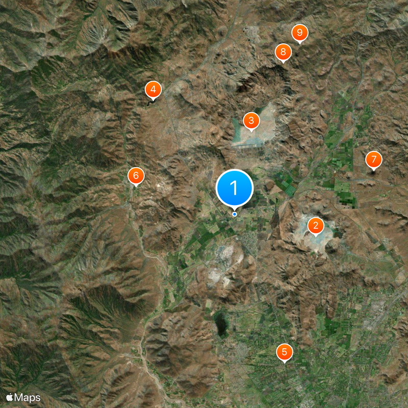 Punta Peuco Prison Map