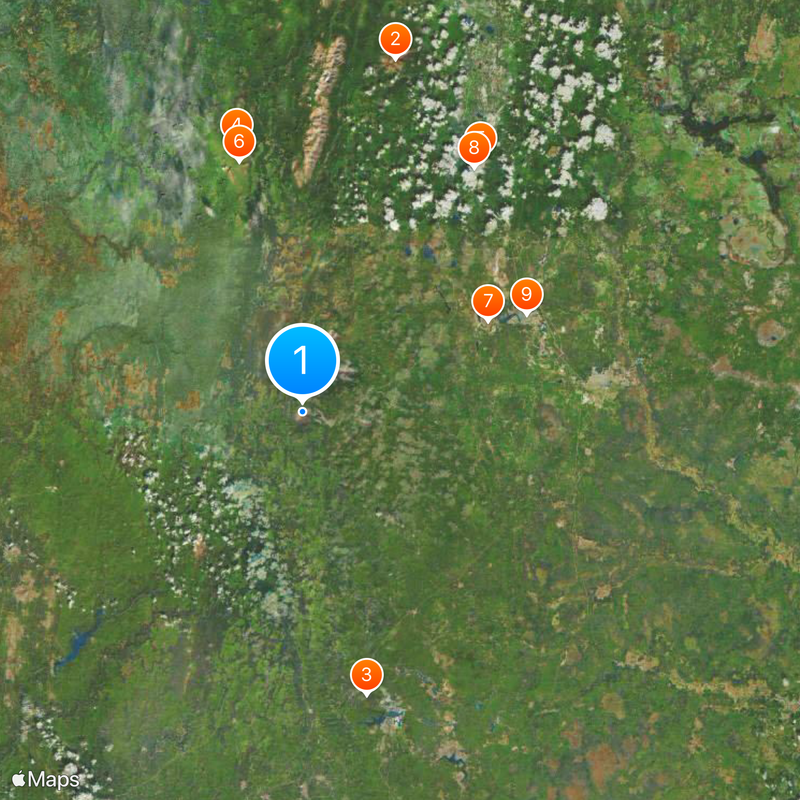 Kosvinsky Kamen Kaart