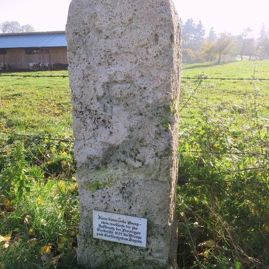 Boundary stone near Zellhausen