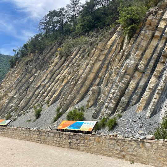 Site géologique de la Charce: Serre de l'Âne