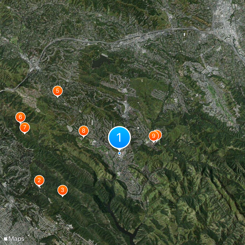 Moraga Map