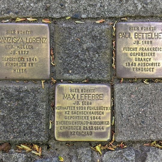 Stolperstein en memoria de Franziska Lorenz